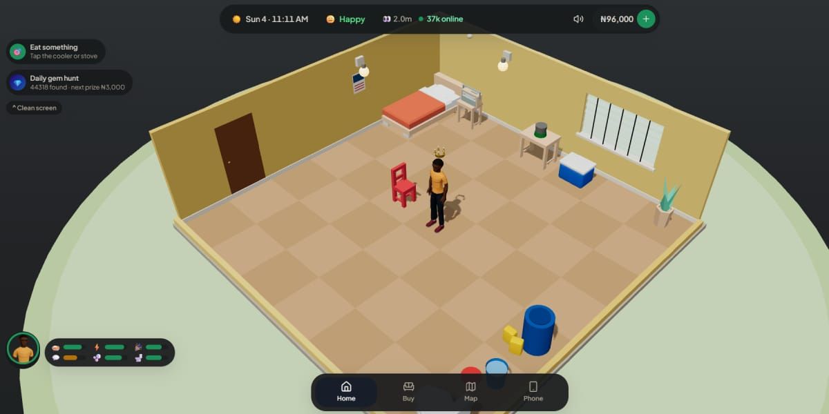 A home interior in Lagos Life