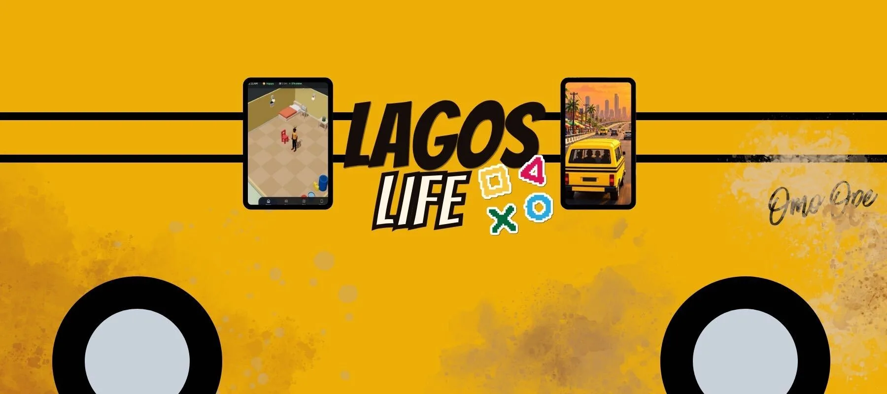 BSide’s yellow LagosLife editorial illustration