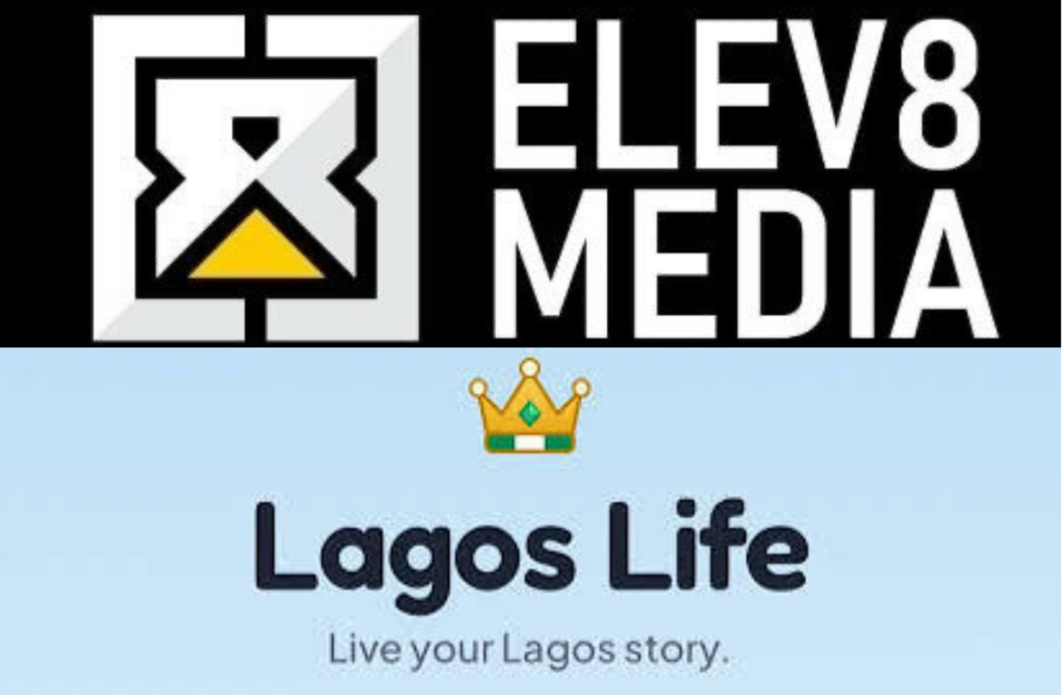 Elev8 Media and Lagos Life logos in the report artwork